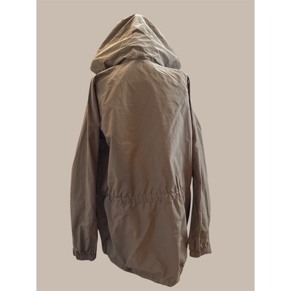 Timberland Mens XL Tan Hood Parka Jacket Lightweight Waterproof Casual Outerwear - Picture 4 of 11